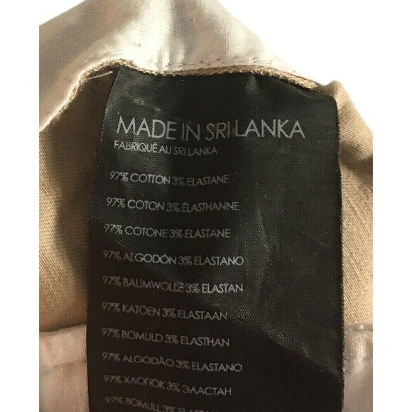 Club Monaco Shorts Men's Size 29 Beige Baxter Fit Cotton Blend - Picture 6 of 7